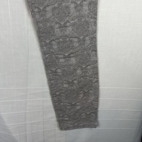 Free people Jeans Womens Floral tan waist 29 patterned Romantic Cottage Artsy - Picture 6 of 11